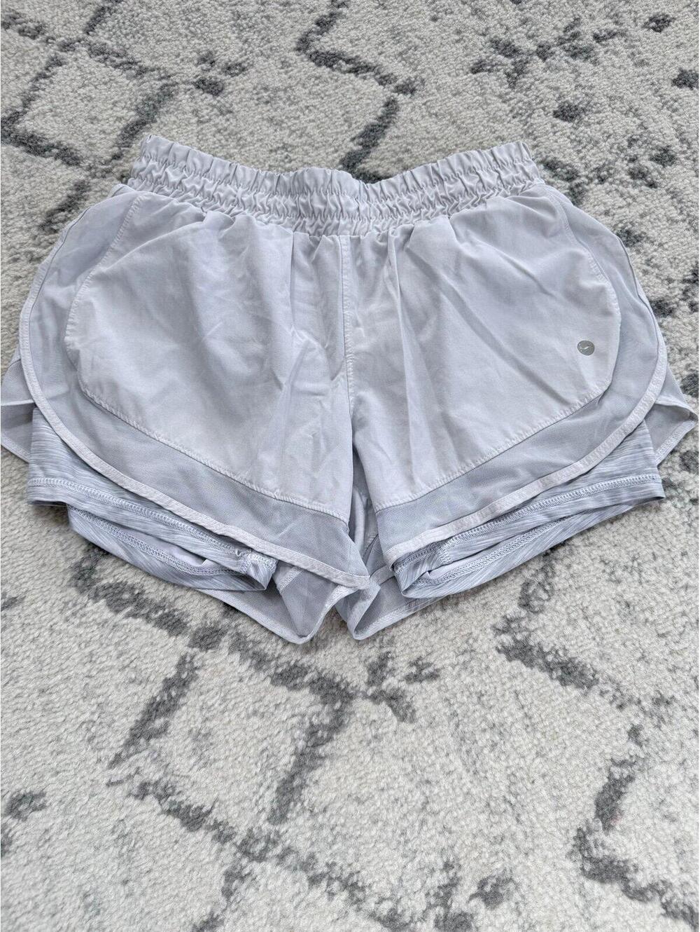 AVIA Light Gray Athletic Running Shorts